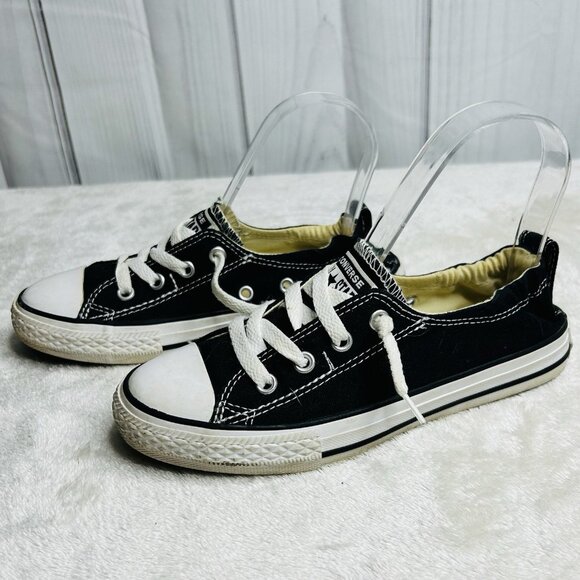 Converse Chuck Taylor All Star Shoreline Junior Size 2 Sneakers Black 647741F - Picture 2 of 9